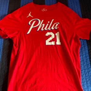 NEW Joel Embiid Philadelphia 76ers Shirt Jersey
